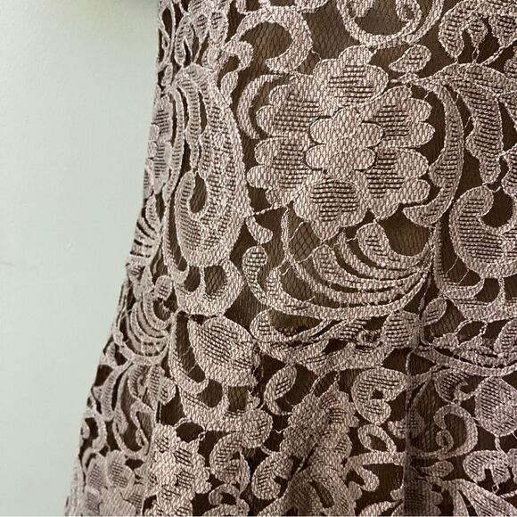 Free People Lace Cap Sleeve Embroidered Mini Dress - Picture 7 of 14